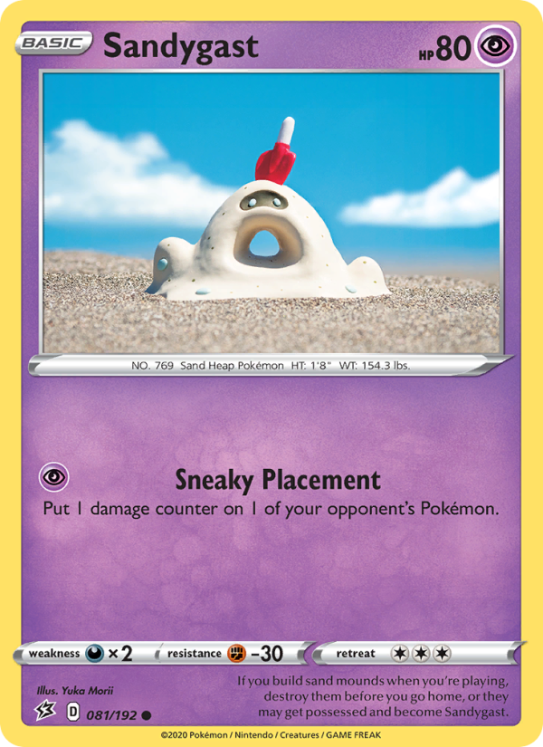 Sandygast - Pokémon TCG Card