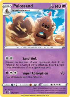 Palossand - pokemon TCG Card