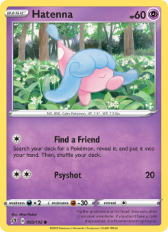 Hatenna - pokemon TCG Card