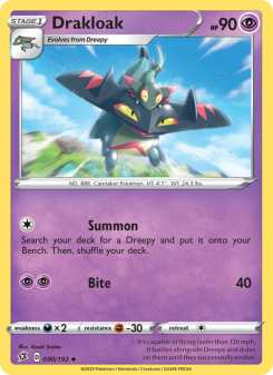 Drakloak - pokemon TCG Card