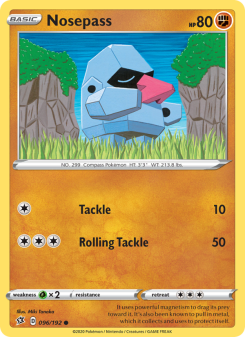 Nosepass - pokemon TCG Card
