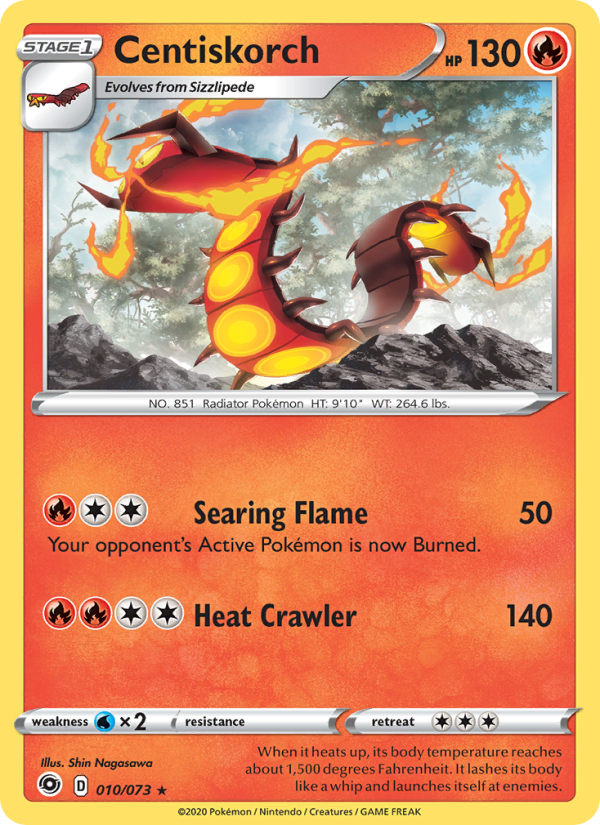 Centiskorch - Pokémon TCG Card