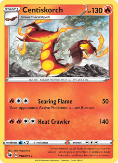 Centiskorch - pokemon TCG Card