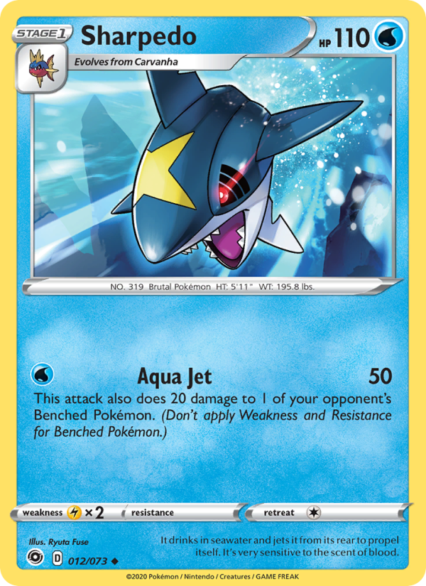 Sharpedo - Pokémon TCG Card