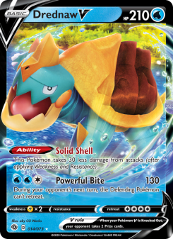 Drednaw V - pokemon TCG Card