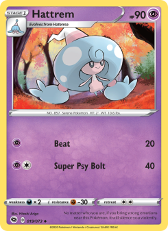 Hattrem - pokemon TCG Card
