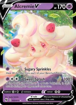 Alcremie V - pokemon TCG Card