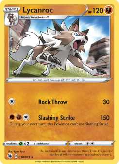 Lycanroc - pokemon TCG Card