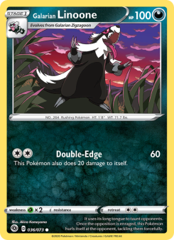 Galarian Linoone - pokemon TCG Card