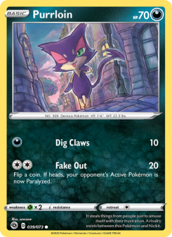 Purrloin - pokemon TCG Card