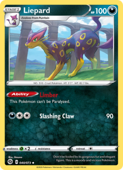 Liepard - pokemon TCG Card