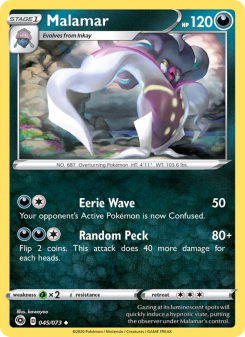Malamar - pokemon TCG Card