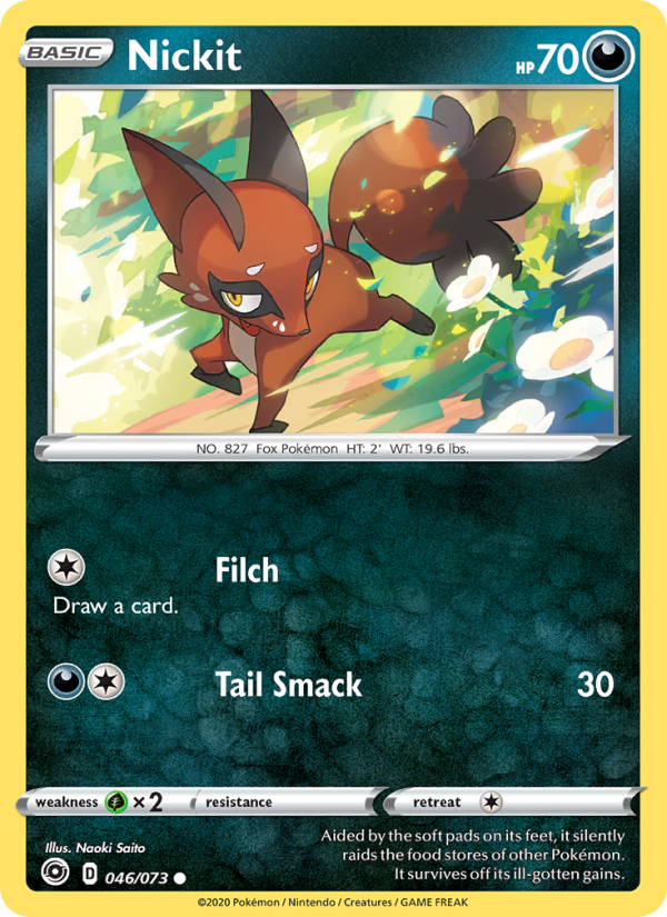 Nickit - Pokémon TCG Card