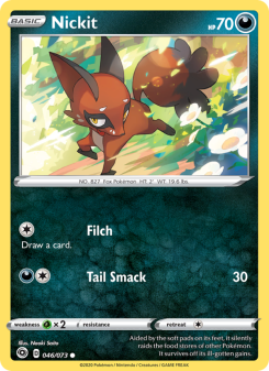 Nickit - pokemon TCG Card