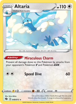 Altaria - pokemon TCG Card