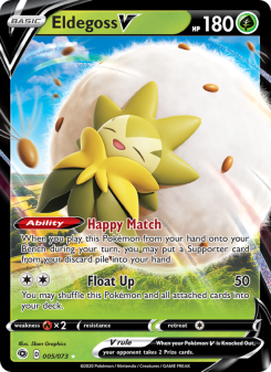 Eldegoss V - pokemon TCG Card