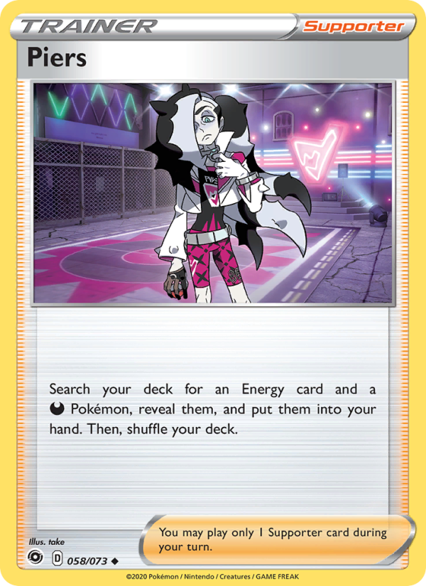 Piers - Pokémon TCG Card