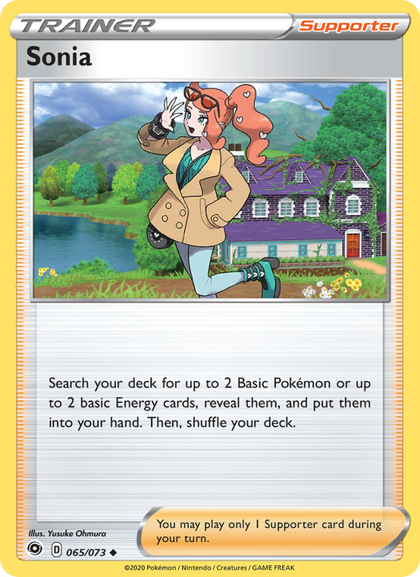 Sonia - Pokémon TCG Card