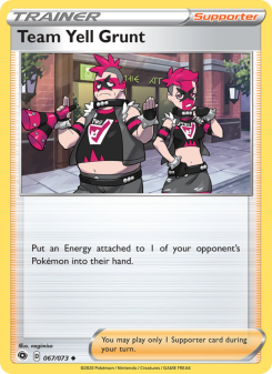 Team Yell Grunt - pokemon TCG Card