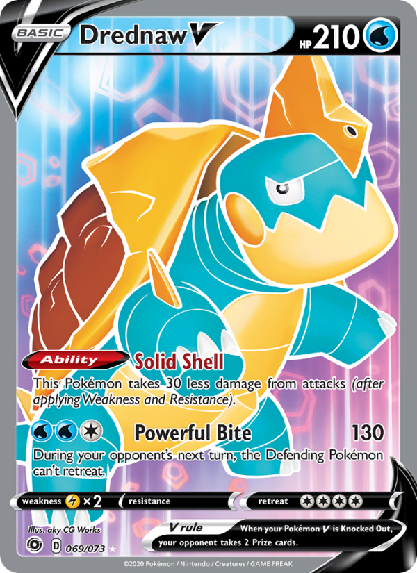 Drednaw V - Pokémon TCG Card