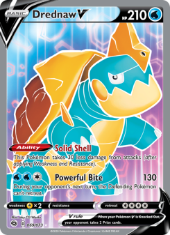 Drednaw V - pokemon TCG Card