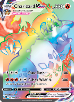 Charizard VMAX - pokemon TCG Card