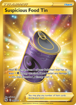 Suspicious Food Tin - pokemon TCG Card
