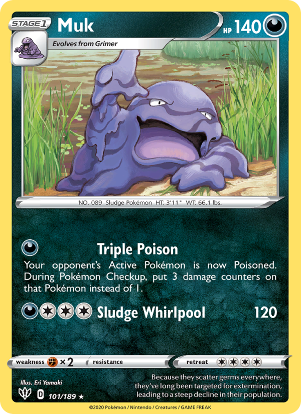 Muk - Pokémon TCG Card