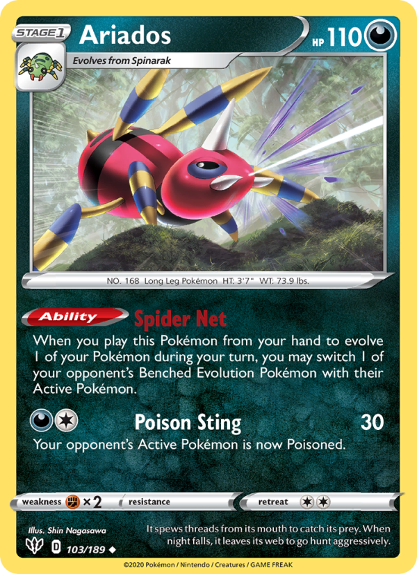 Ariados - Pokémon TCG Card