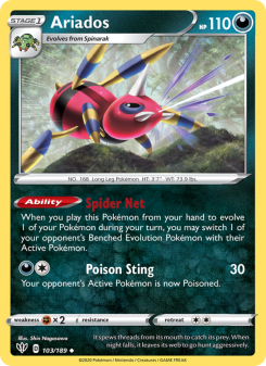 Ariados - pokemon TCG Card