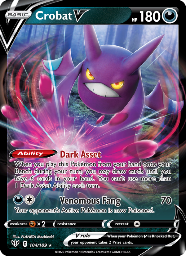 Crobat V - Pokémon TCG Card