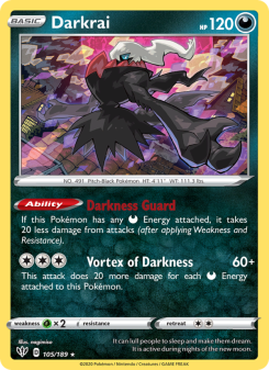Darkrai - pokemon TCG Card