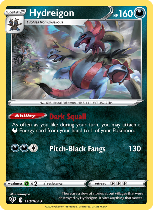 Hydreigon - Pokémon TCG Card