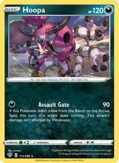 Hoopa - pokemon TCG Card