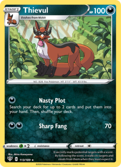 Thievul - pokemon TCG Card