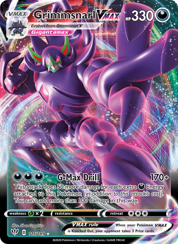 Grimmsnarl VMAX - Pokémon TCG Card