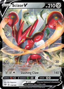 Scizor V - pokemon TCG Card