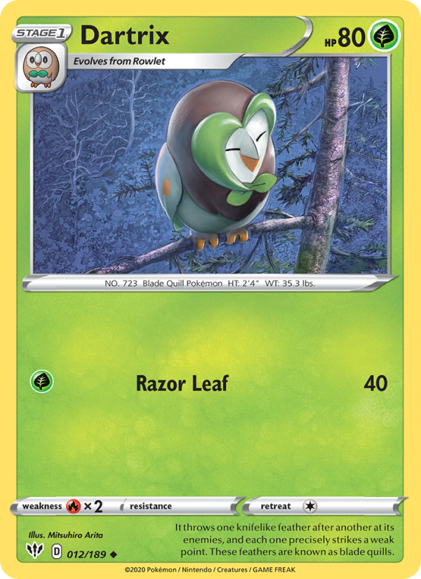 Dartrix - Pokémon TCG Card