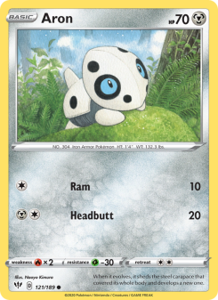 Aron - pokemon TCG Card