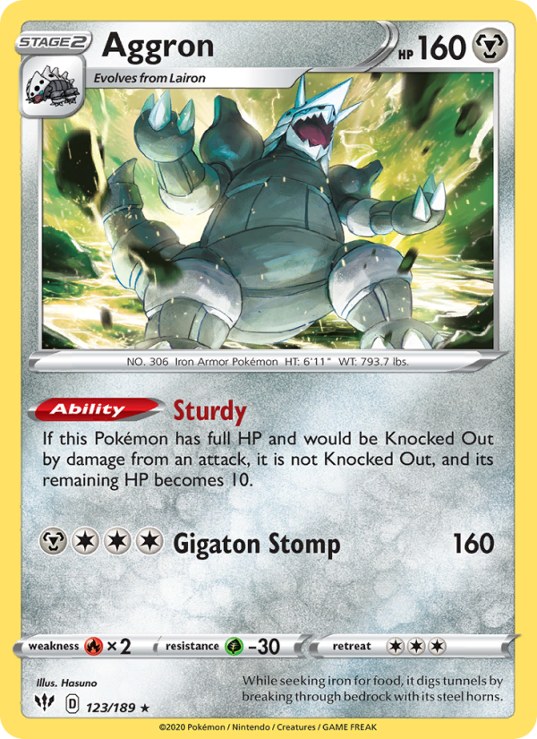 Aggron - Pokémon TCG Card