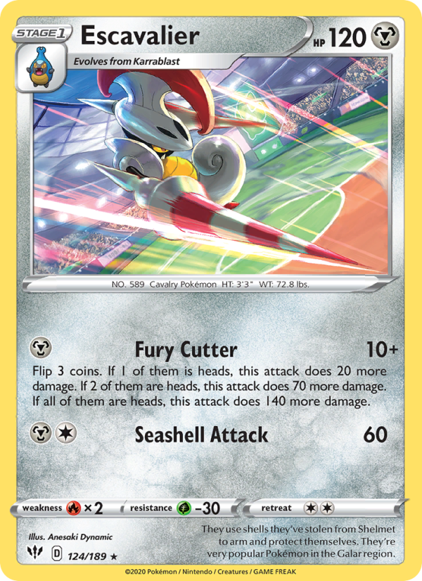Escavalier - Pokémon TCG Card
