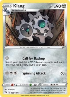 Klang - pokemon TCG Card