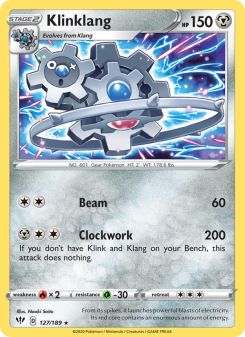 Klinklang - pokemon TCG Card