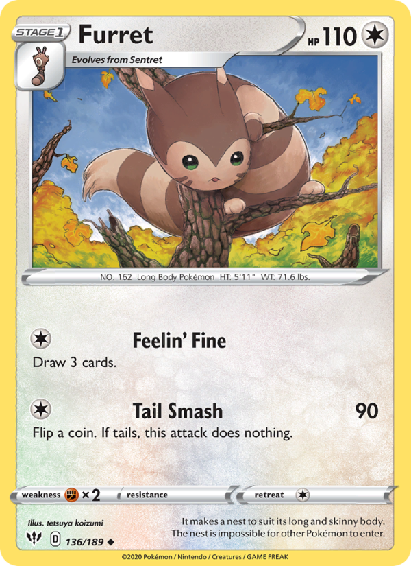 Furret - Pokémon TCG Card