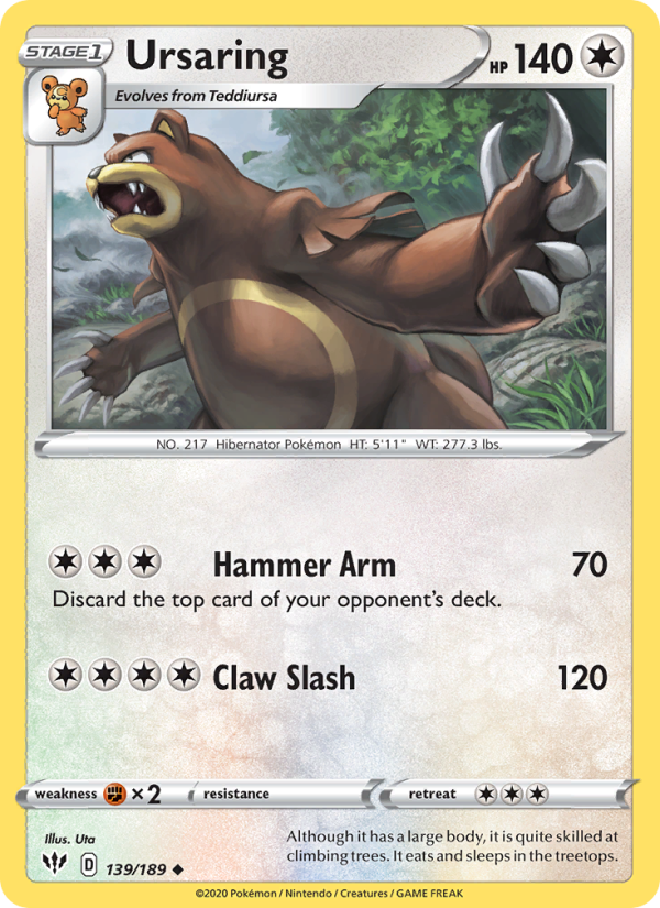 Ursaring - Pokémon TCG Card