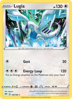 Lugia - pokemon TCG Card
