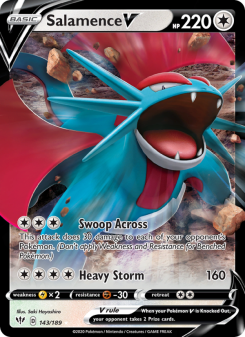 Salamence V - pokemon TCG Card