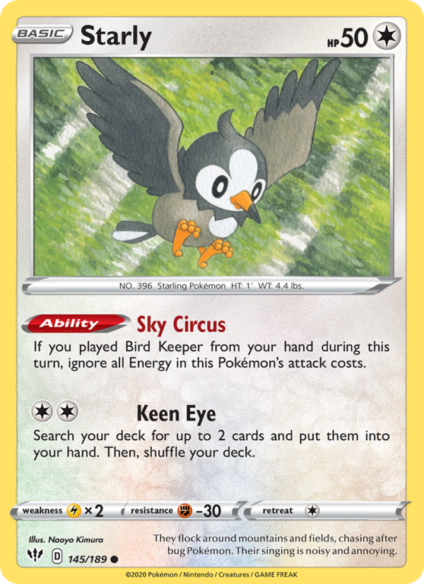Starly - Pokémon TCG Card