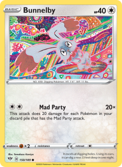 Bunnelby - pokemon TCG Card
