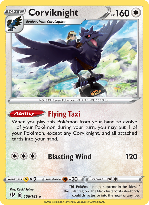 Corviknight - Pokémon TCG Card